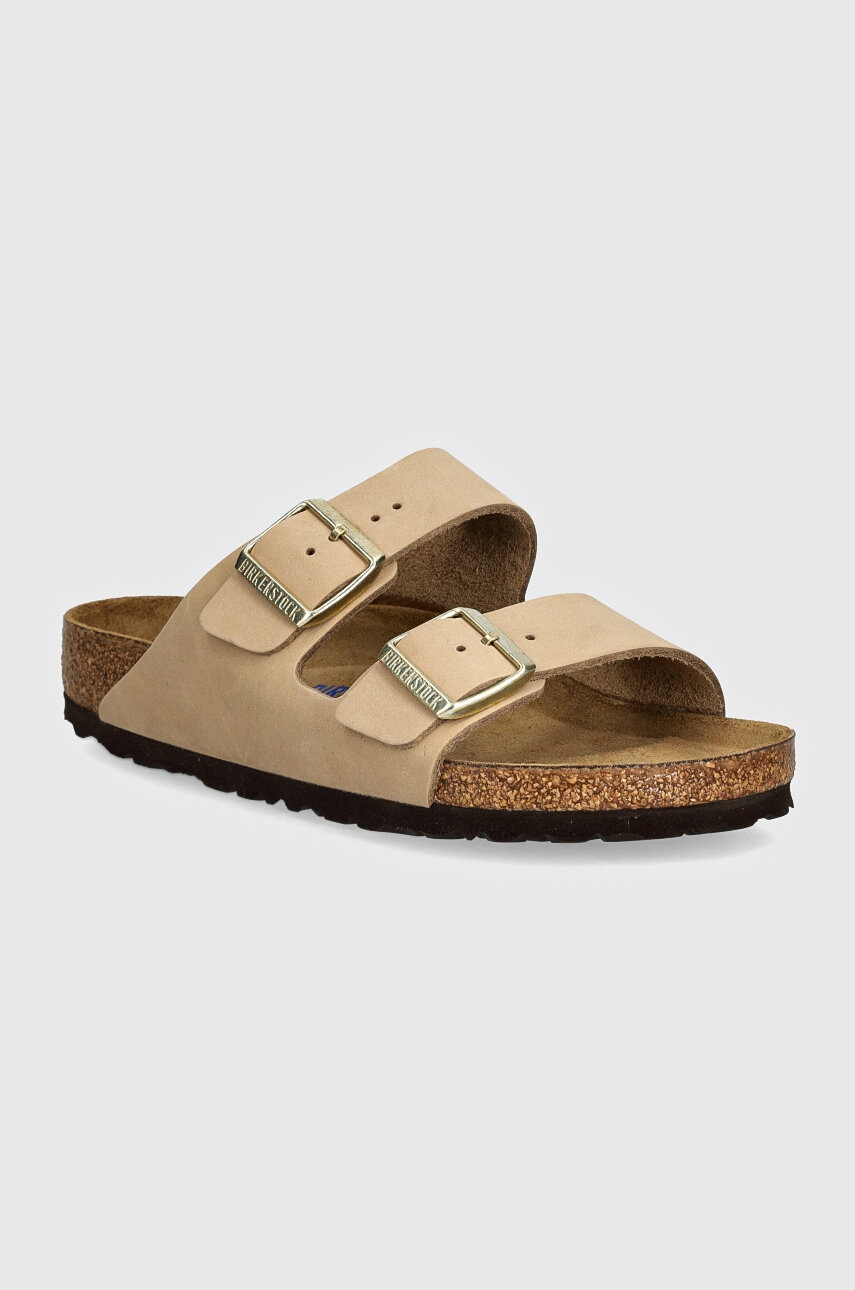 Damskie Birkenstock klapki nubukowe Arizona SFB