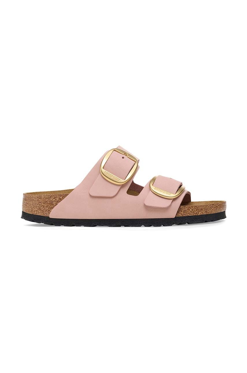 Birkenstock klapki nubukowe Arizona Big Buckle