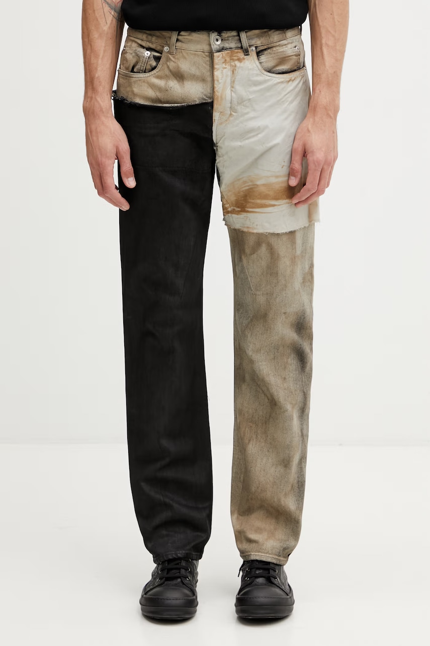 Rick Owens DRKSHDW Fog Cut jeansy regular męskie