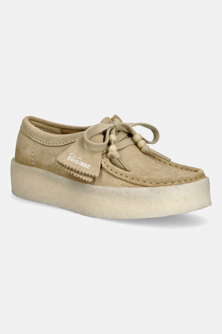 Clarks Originals Wallabee Cup mokasyny damskie zamszowe