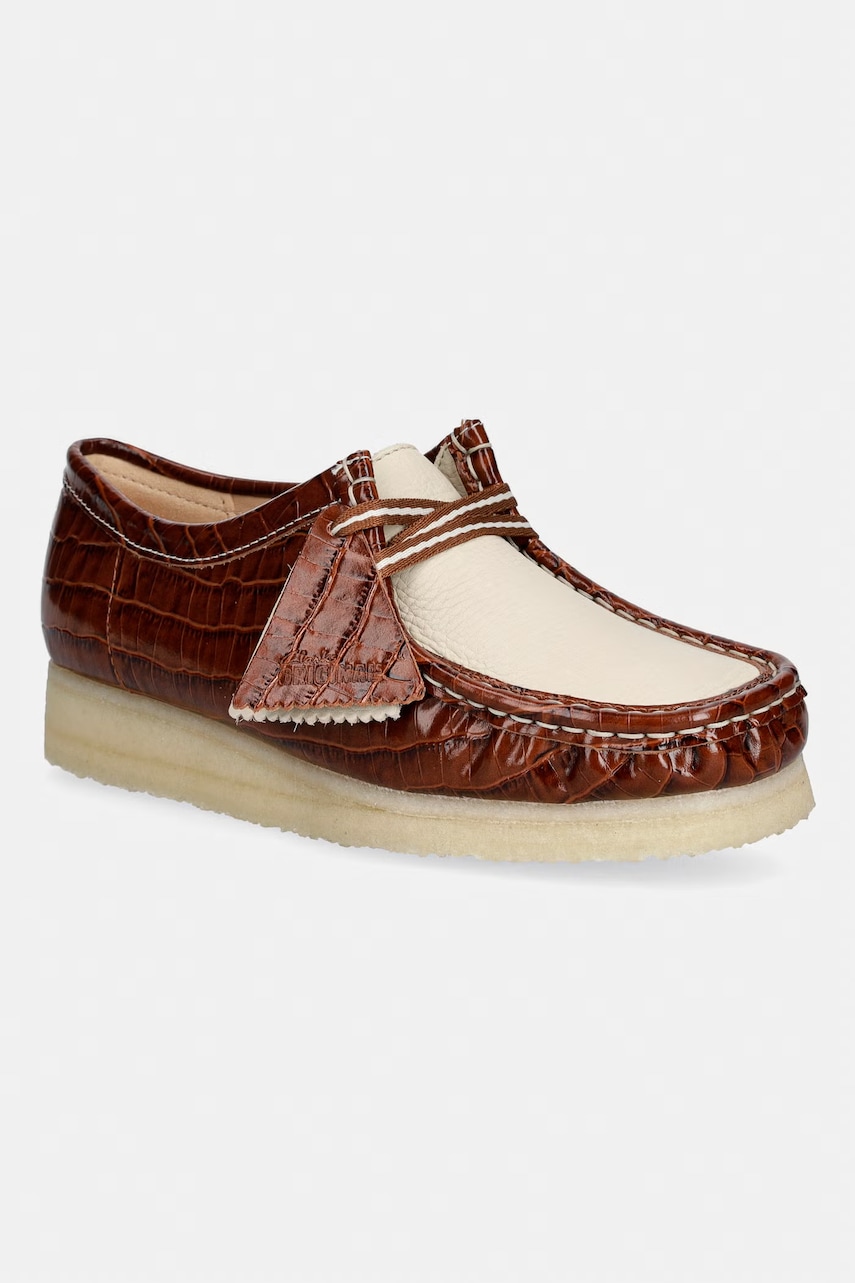 Clarks Originals Wallabee mokasyny damskie skórzane