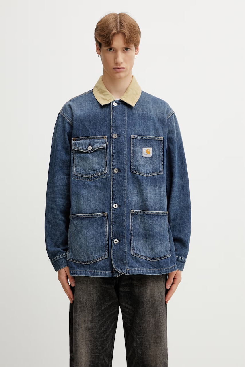 Carhartt WIP Warren Chore Coat kurtka jeansowa męska