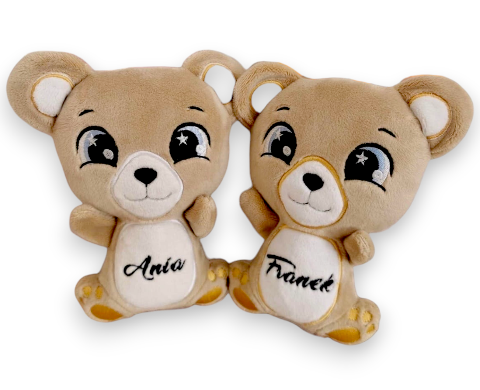 Prezent na chrzest Miś z imieniem dziecka