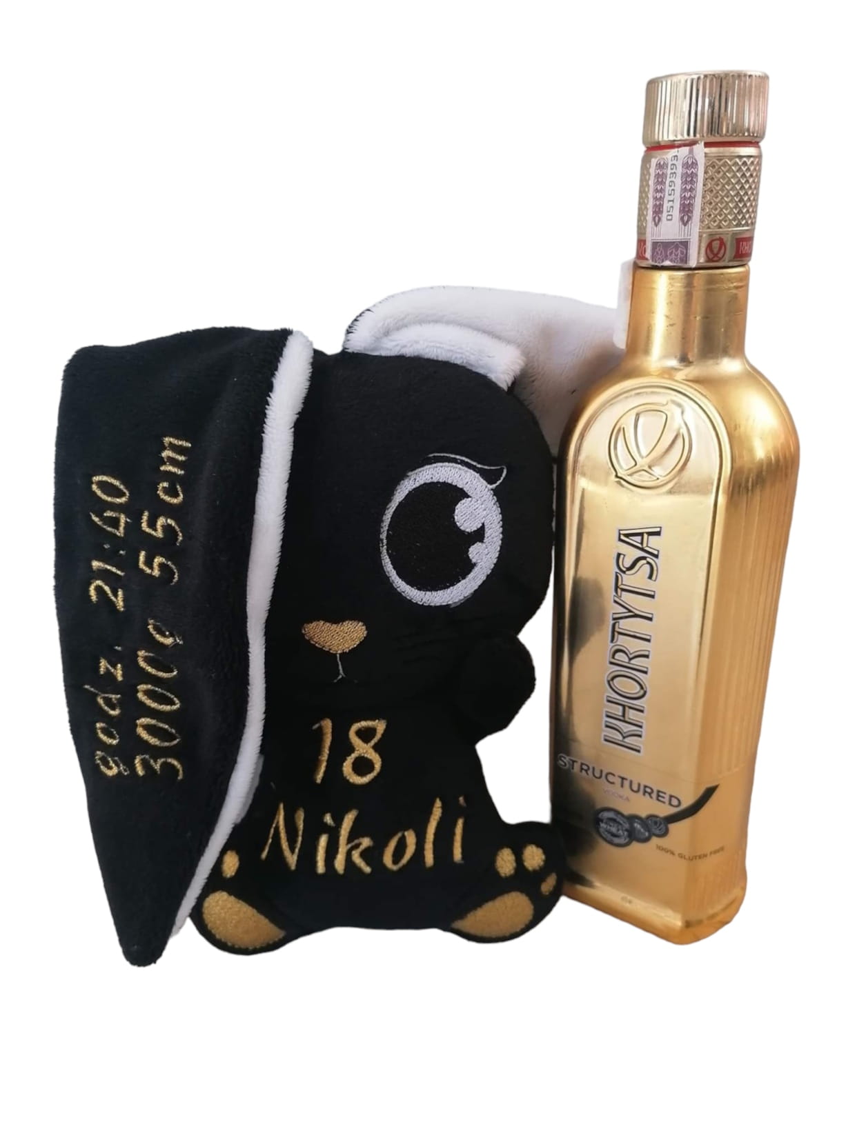 Prezent na 18 urodziny pluszowy króliczek z dowolnym haftem