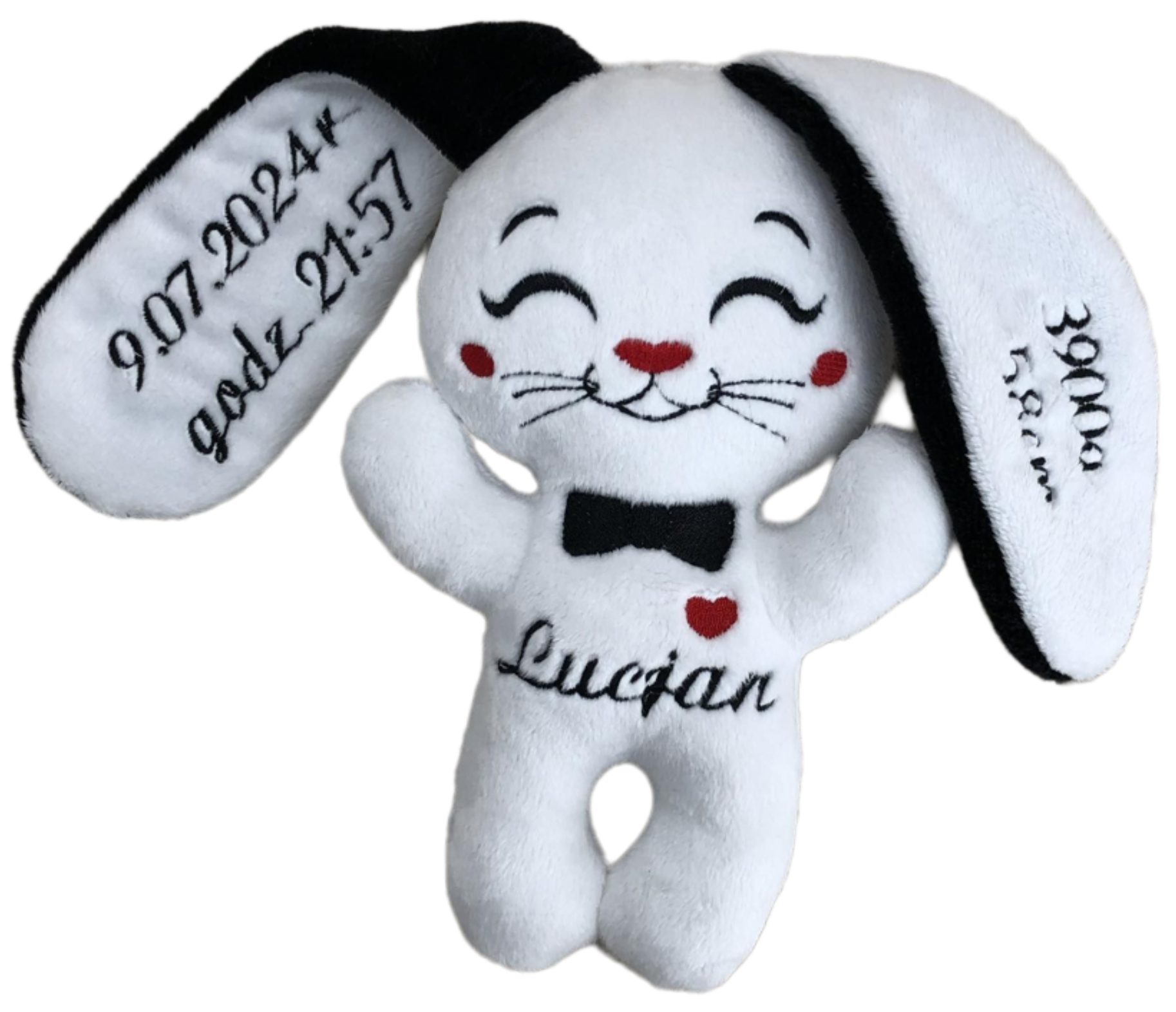 Przytulanka dla niemowląt Króliczek Śmieszek