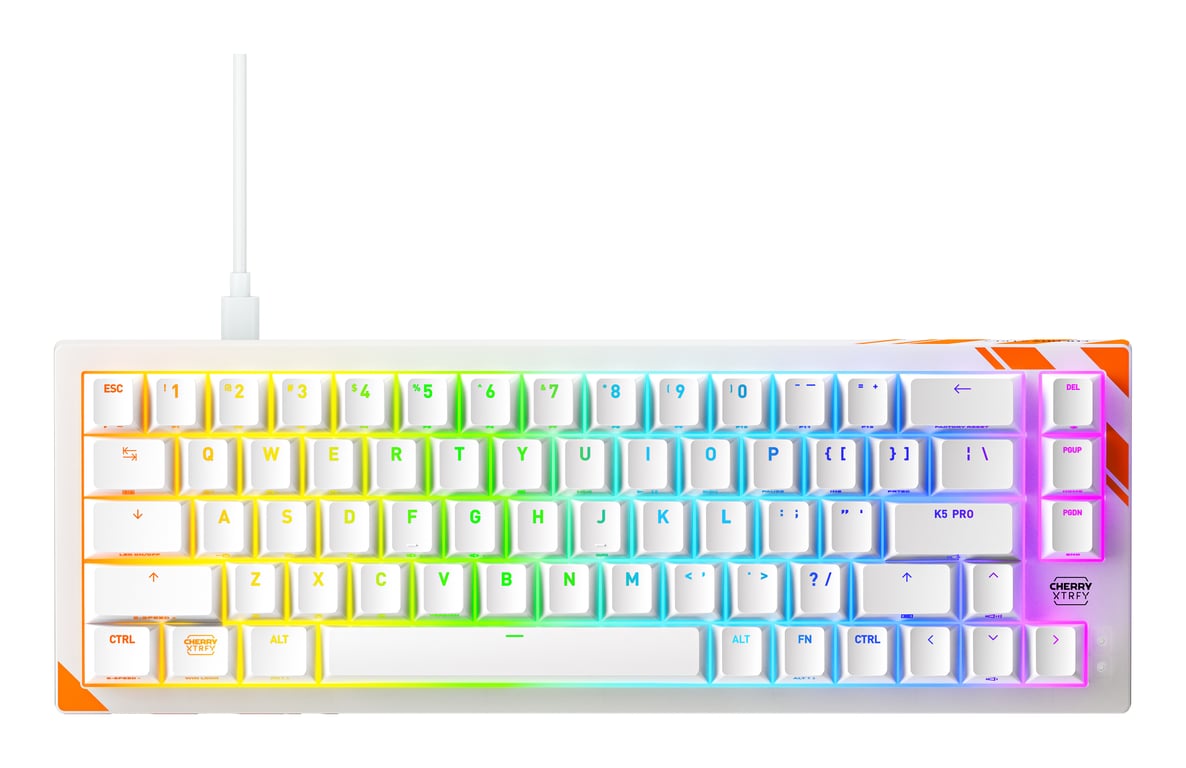 CHERRY K5 PRO TMR COMPACT USB QWERTY Biały G8E-24200LACAUS-0