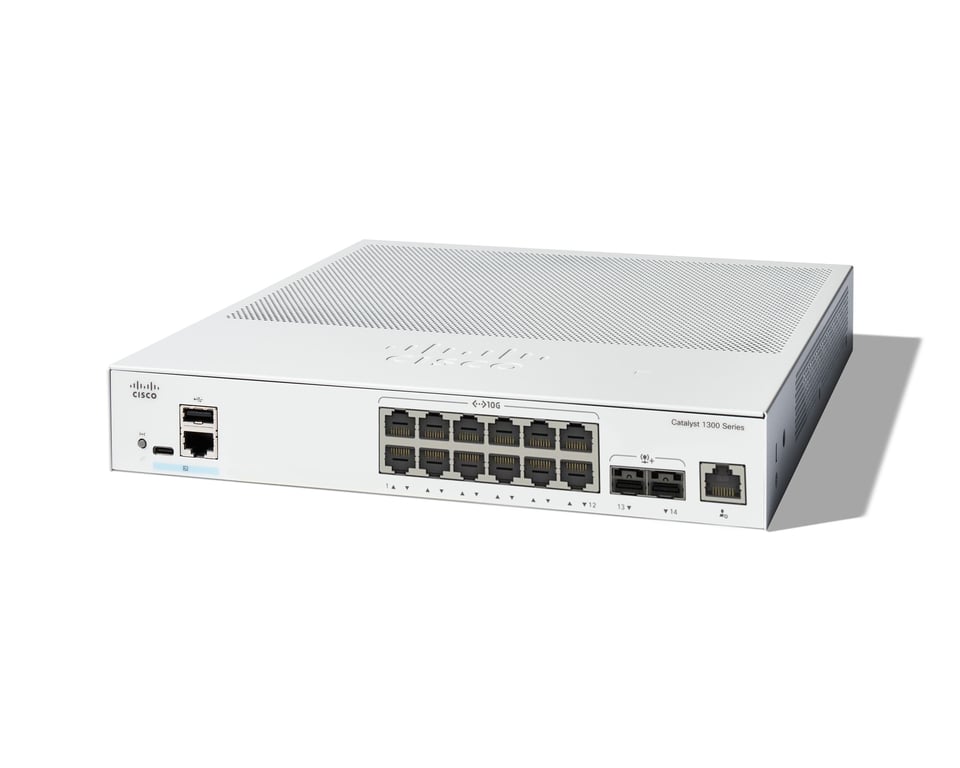 Cisco Catalyst C1300-12XT-2X Zarządzany L2/L3 Szary C1300-12XT-2X-RF