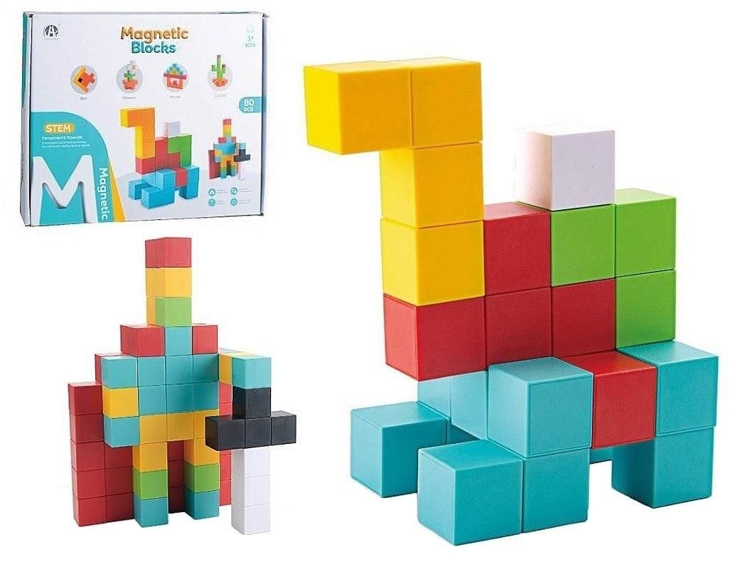 Klocki magnetyczne 80el - klocki
