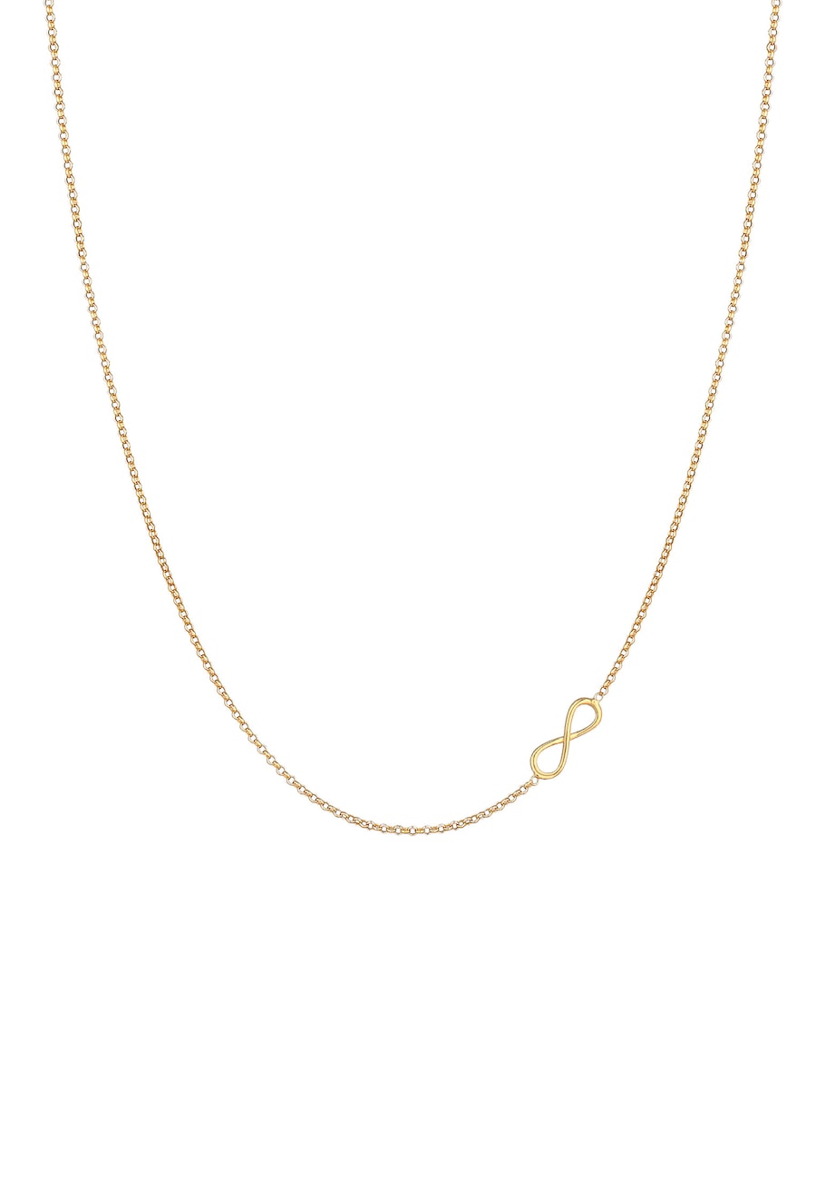 Elli Damski symbol nieskończoności Basic w srebrze próby 925 Sterling Silver Naszyjniki 1 ct