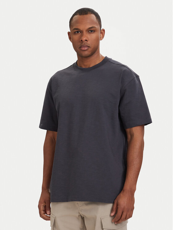 G-Star Raw T-Shirt Slub D28889-E512 Szary ciemny Relaxed Fit