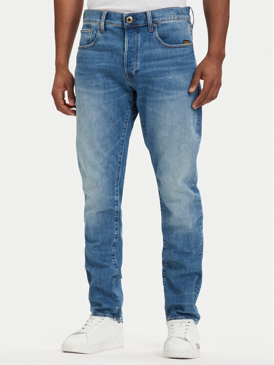 G-Star Raw Jeansy 3301 51003-B631 Niebieski Tapered Fit