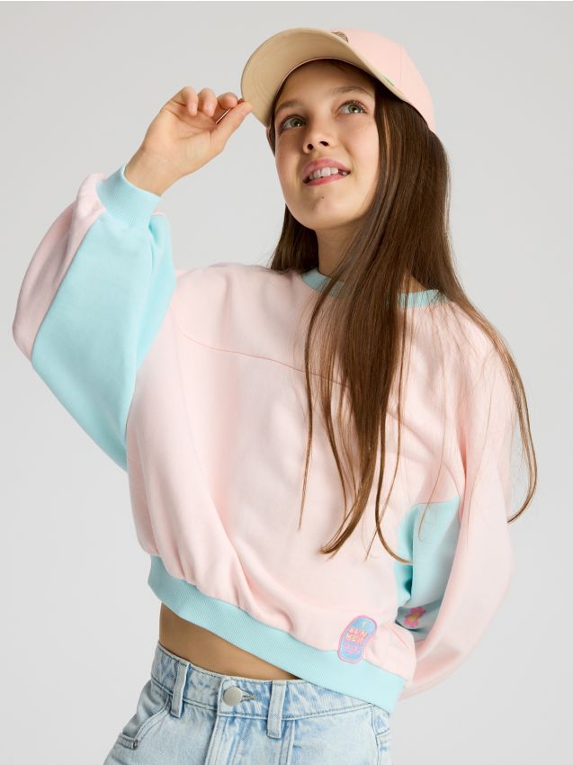 Reserved - Luźna bluza - wielobarwny