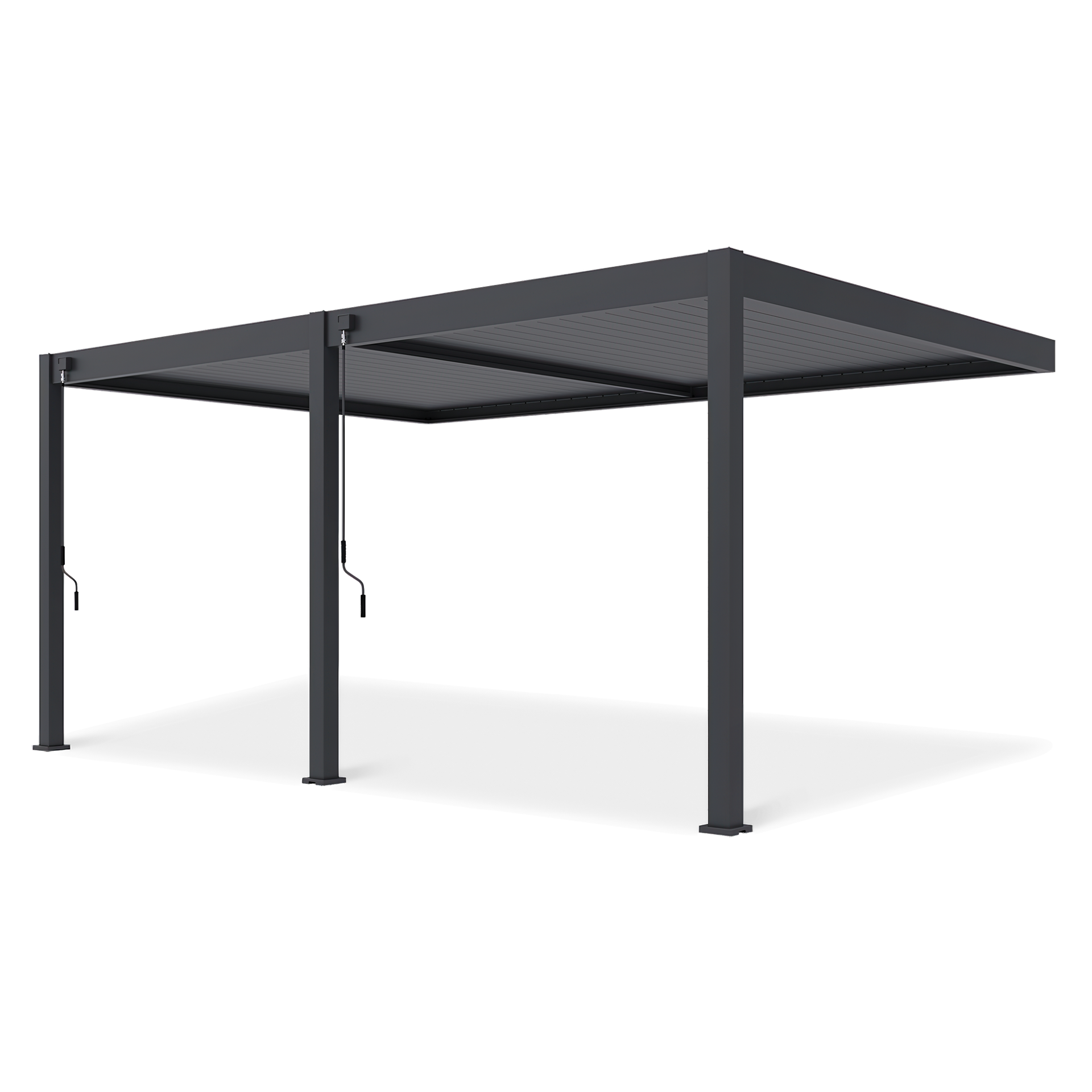 GUTROOF Pergola przyścienna DELUXE Wall 3,6x5,3 Anthracite