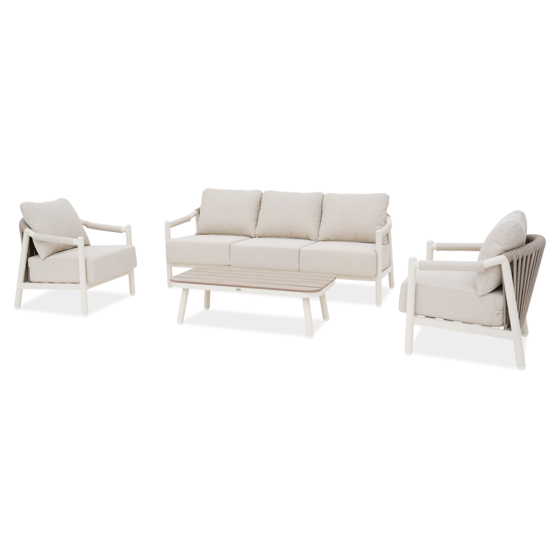Meble ogrodowe z aluminium MONTI CAFFE BEIGE - FURRORE
