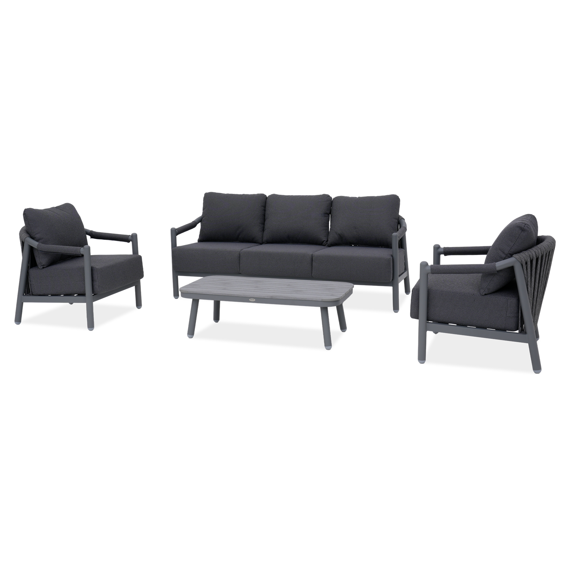 Meble tarasowe z aluminium MONTI CAFFE GREY - FURRORE