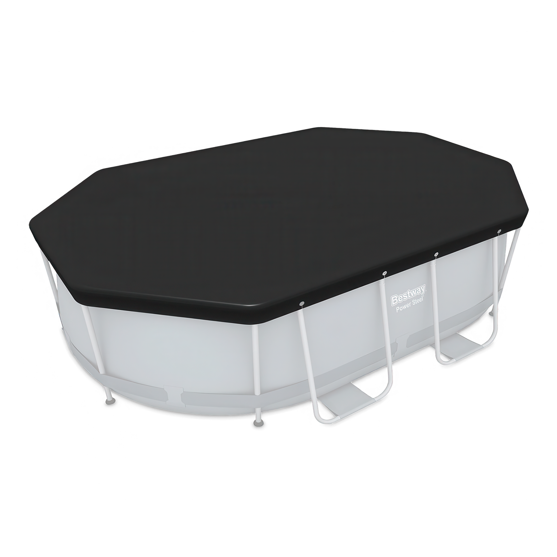 Osłona basenowa Flowclear 3.05m x 2.00m PVC - BESTWAY 58424