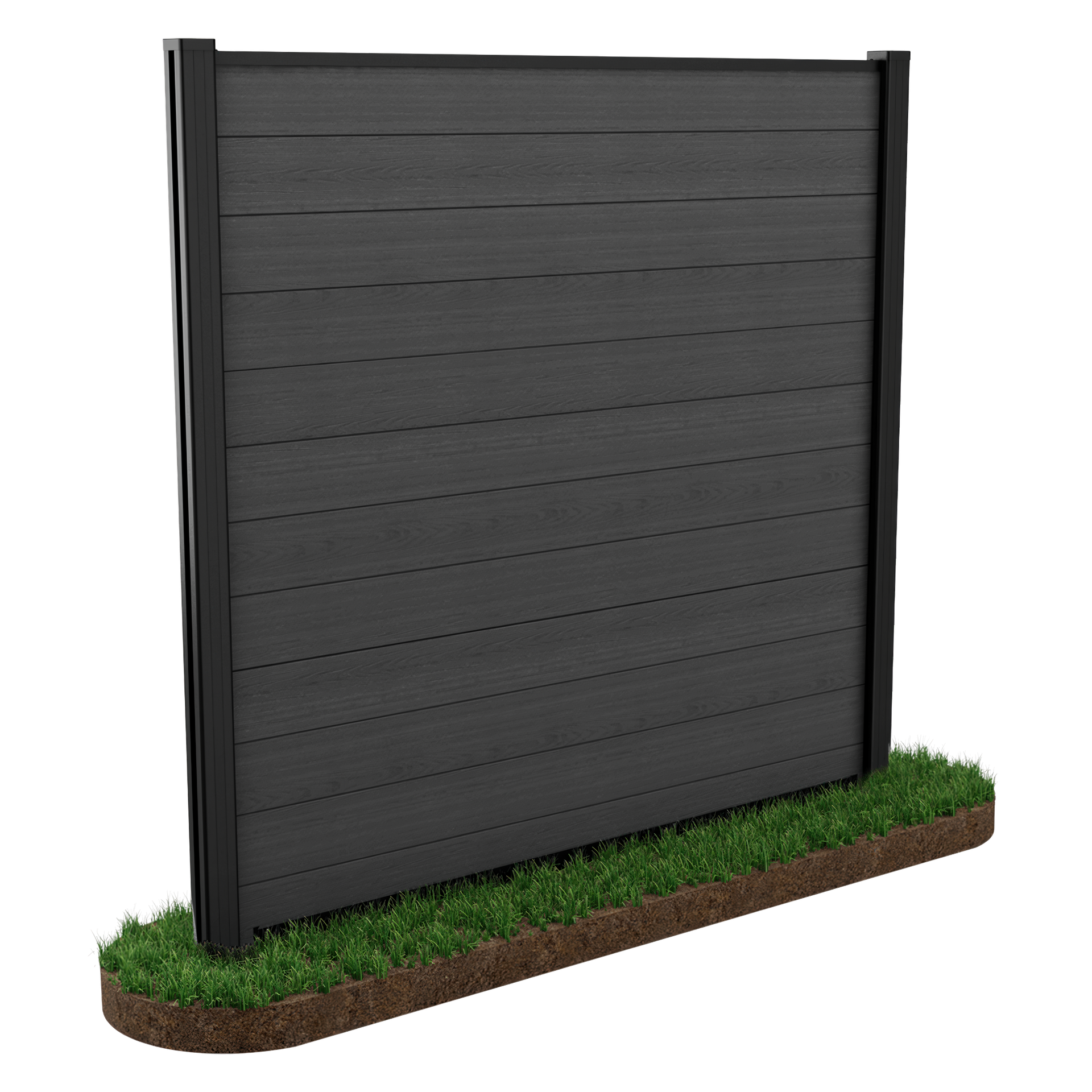 Keter Przęsło ogrodzeniowe szare 1,8x1,8m do mocowania w ziemi