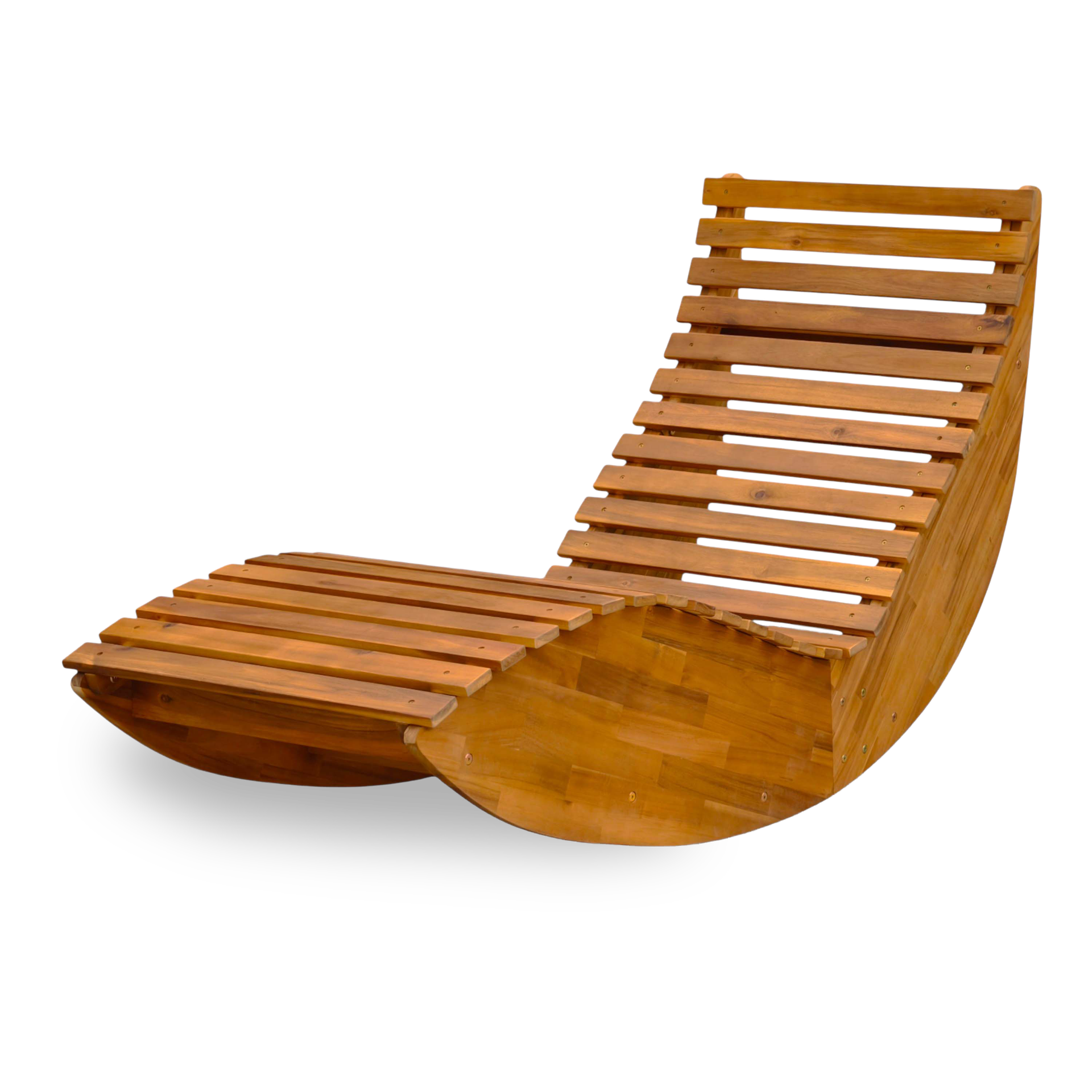 Leżak ogrodowy PALAWAN drewniany ACACIA WOOD - BJORKKA