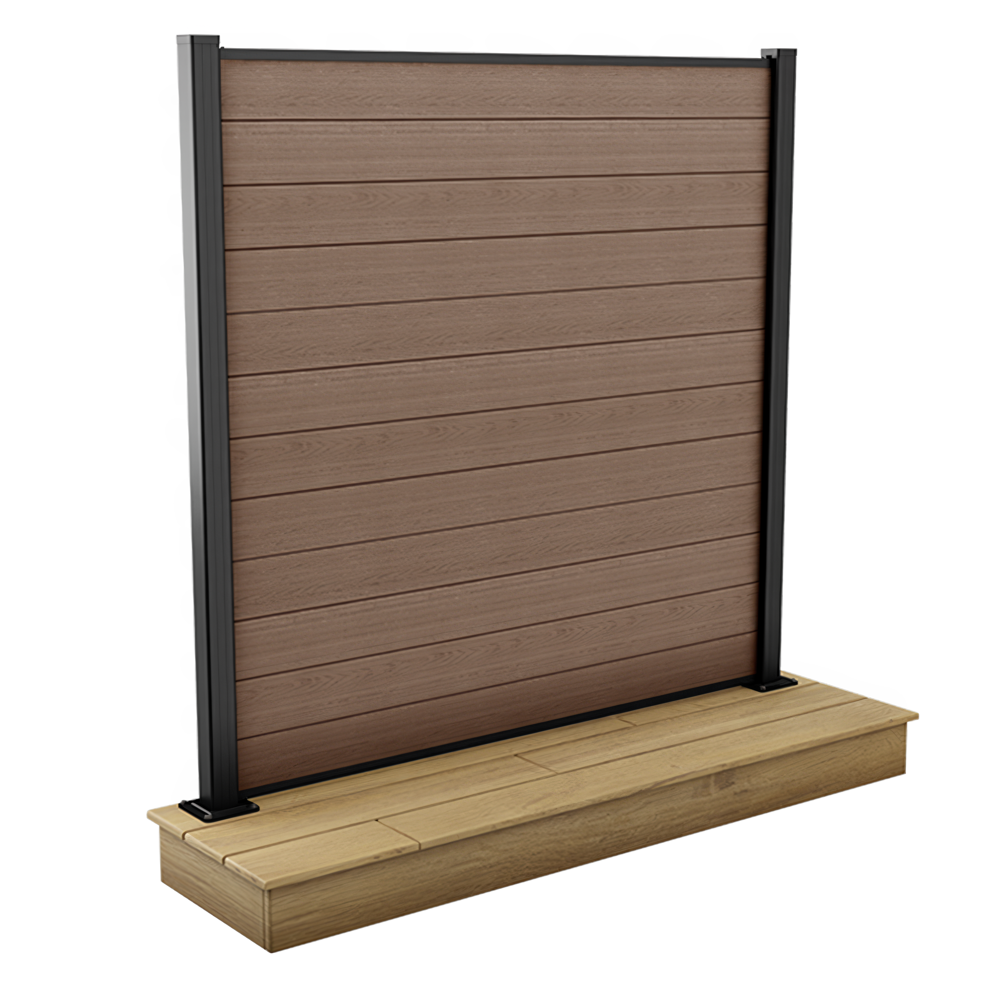 Keter Przęsło ogrodzeniowe brązowe 1,8x1,8m na utwardzony fundament