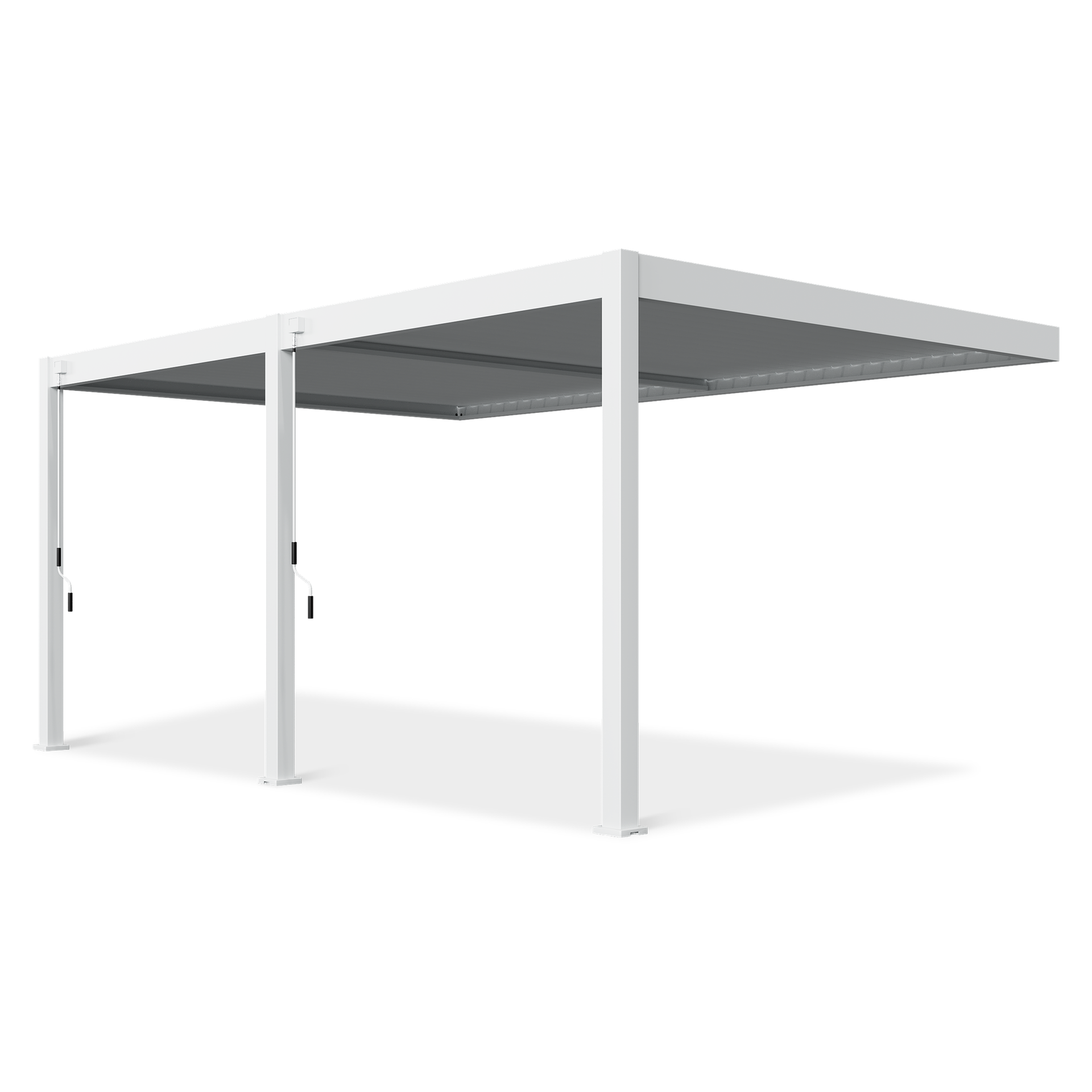 GUTROOF Pergola przyścienna DELUXE Wall 3,6x5,3 White