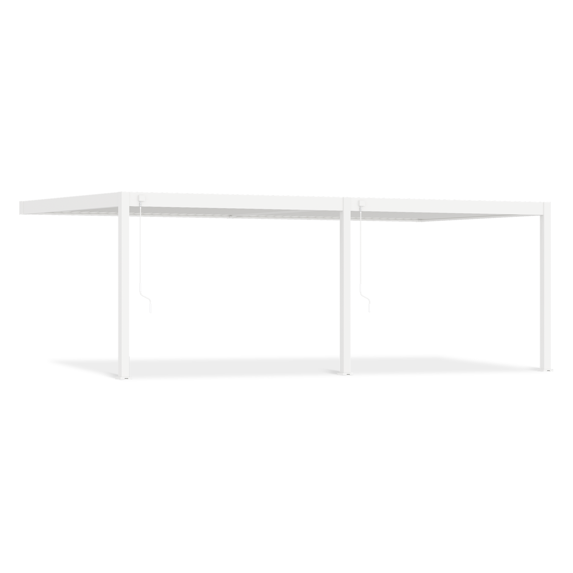 GUTROOF Pergola przyścienna DELUXE Wall 3,6x7,2 White