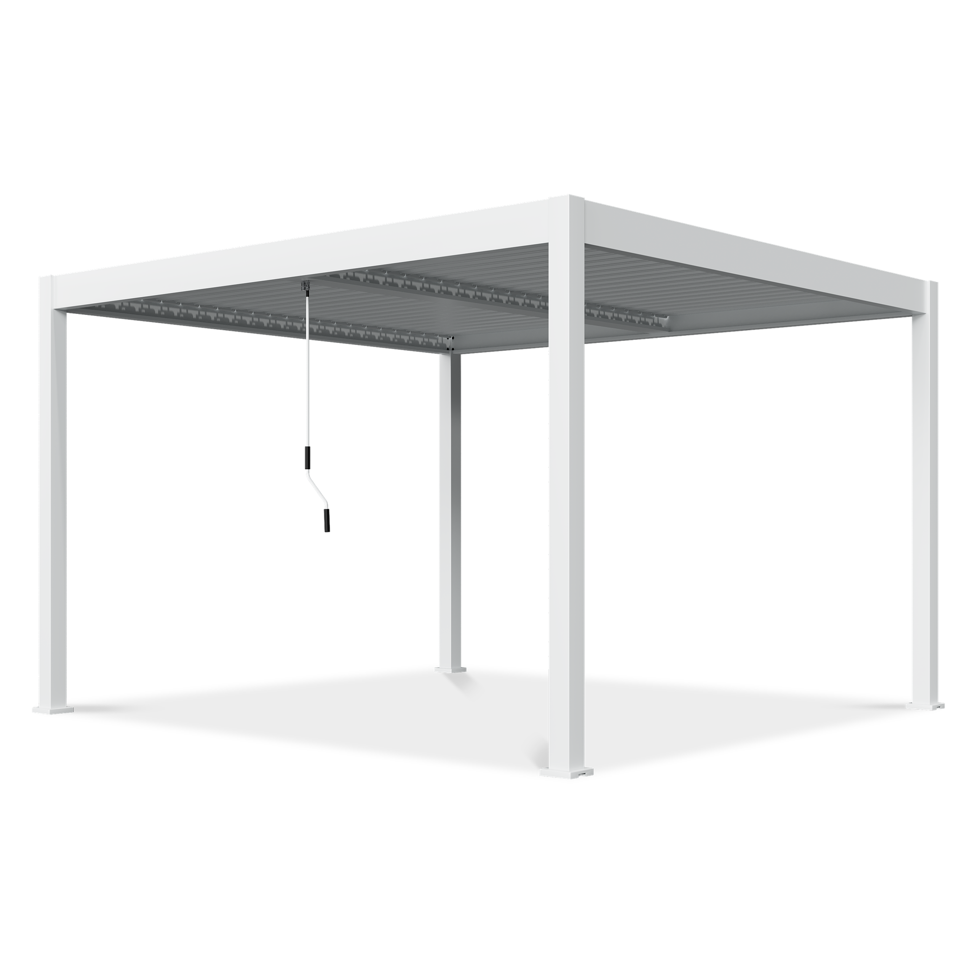 GUTROOF Pergola ogrodowa ELEGANCE DUO 3,6x4 White