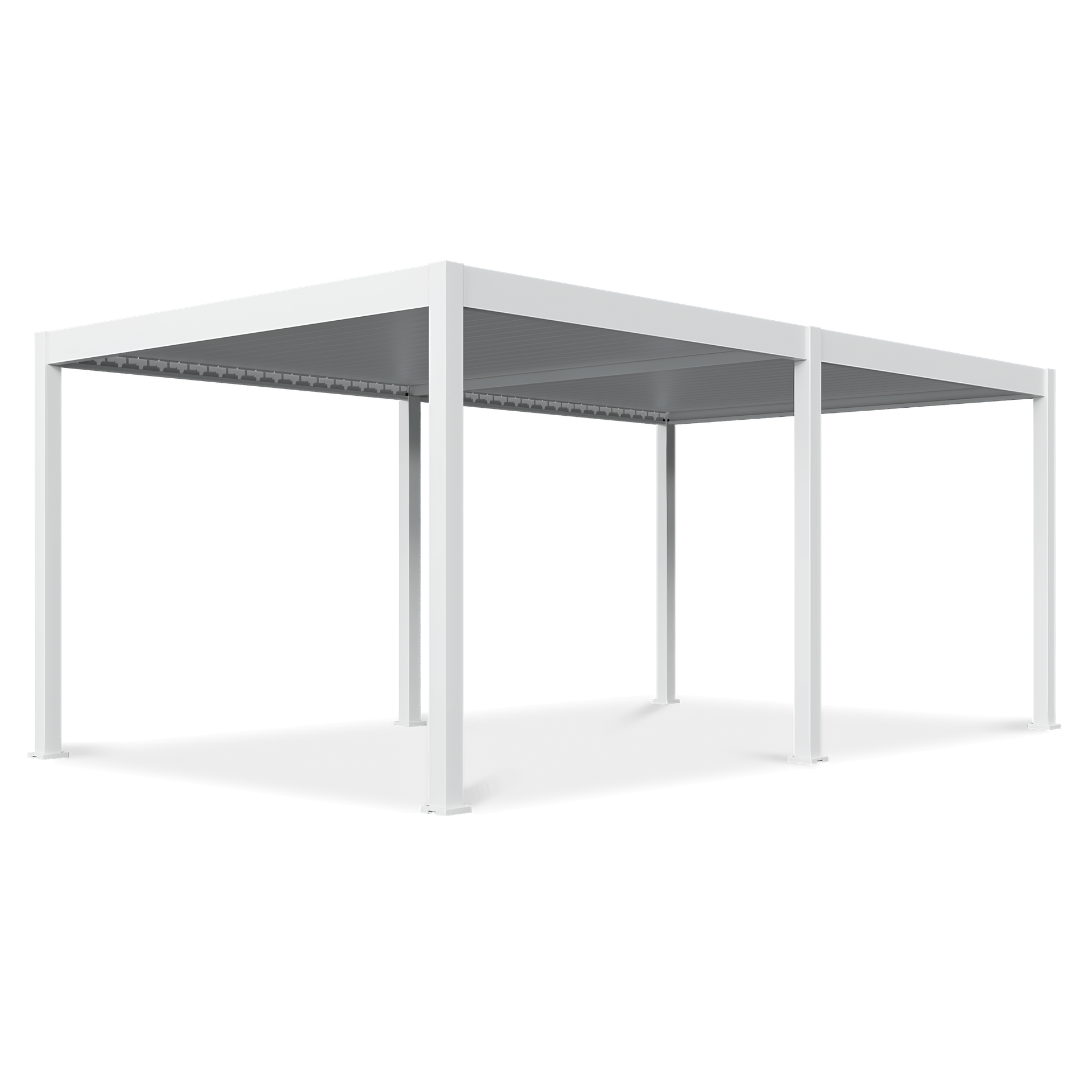 GUTROOF Pergola tarasowa DELUXE Automatic + LED 3,6x6 White