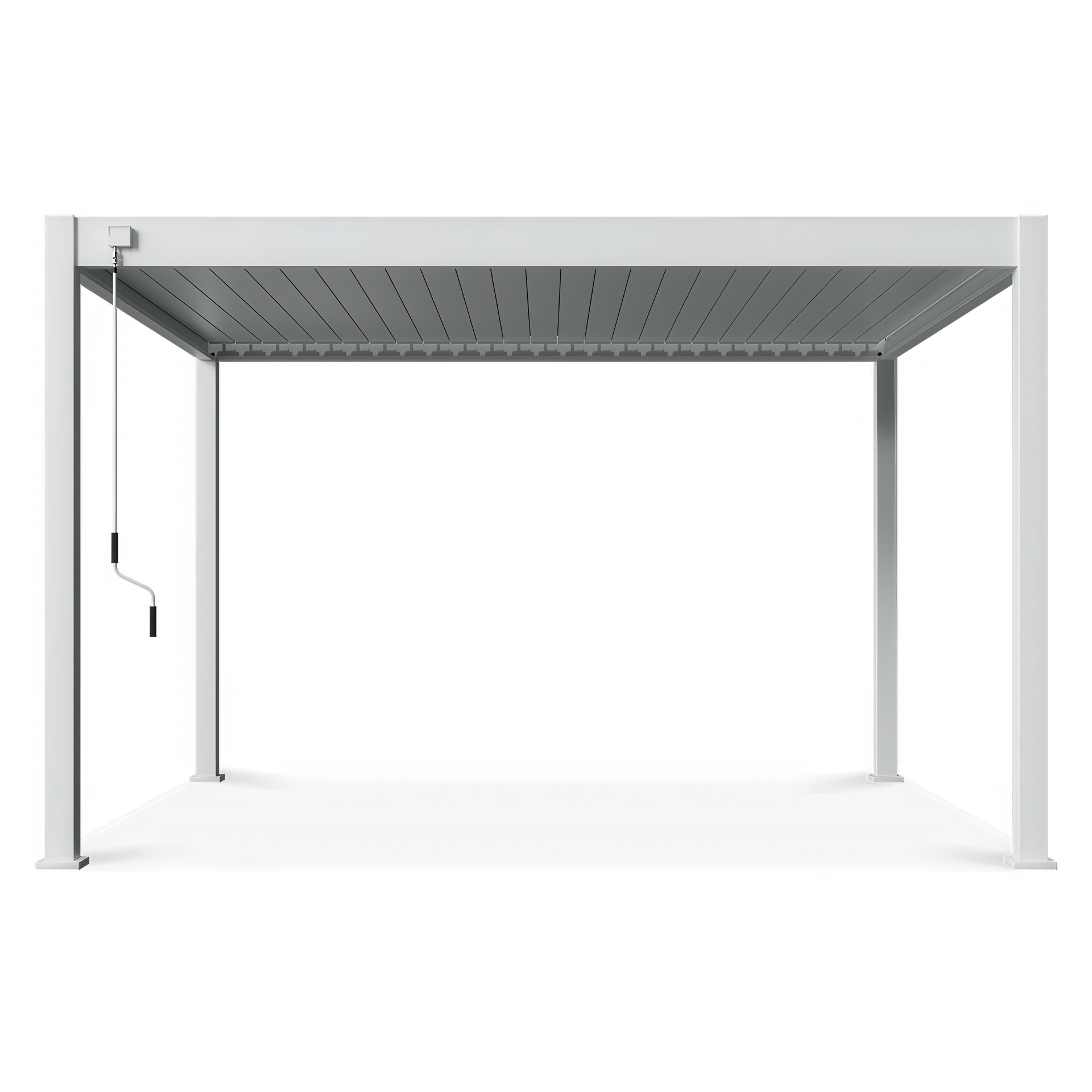 GUTROOF Pergola aluminiowa na taras DELUXE 3,6x4 White