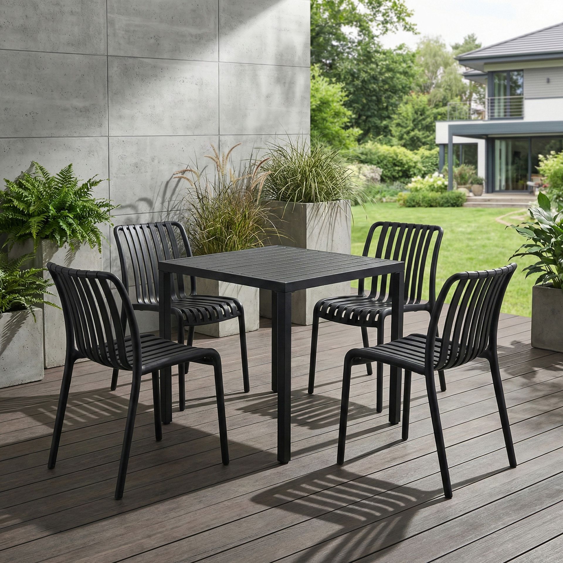 Zestaw ogrodowy RONA LIGHT/BRIS Black – Bjørkka