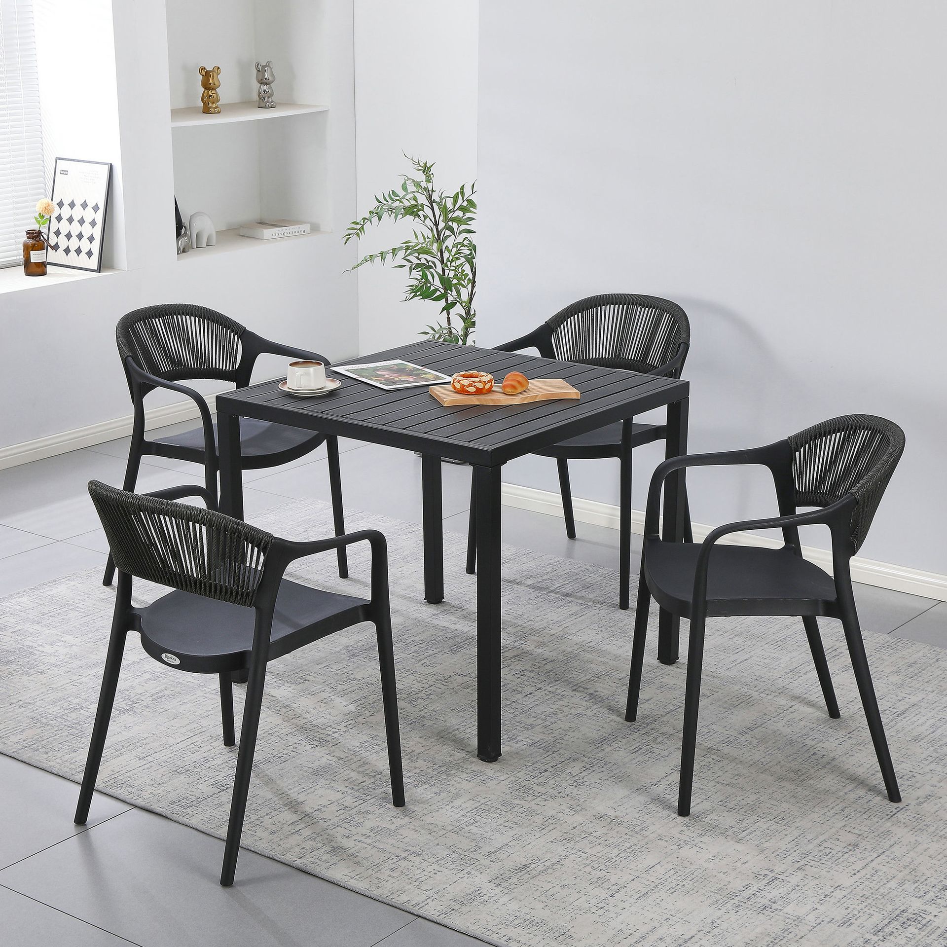 Zestaw tarasowy TESSA/BRIS Black – Bjørkka