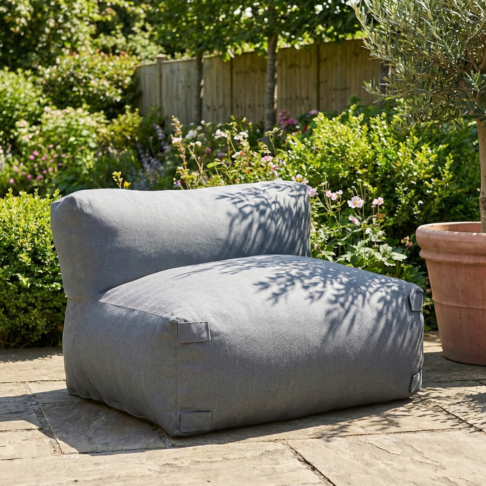 Bjørkka Moduł środkowy narożnika ogrodowego ALORA Grey