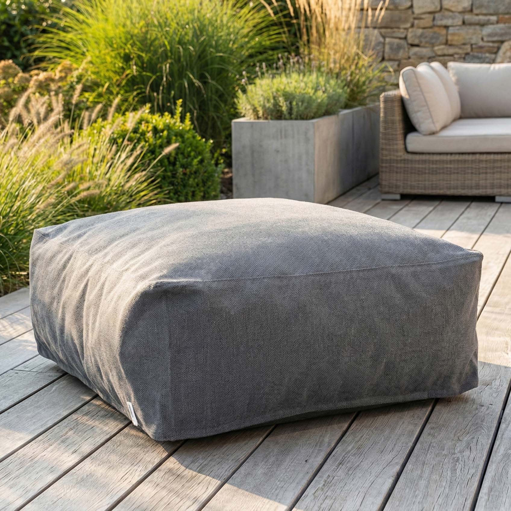 Bjørkka Pufa ogrodowa ALORA Grey