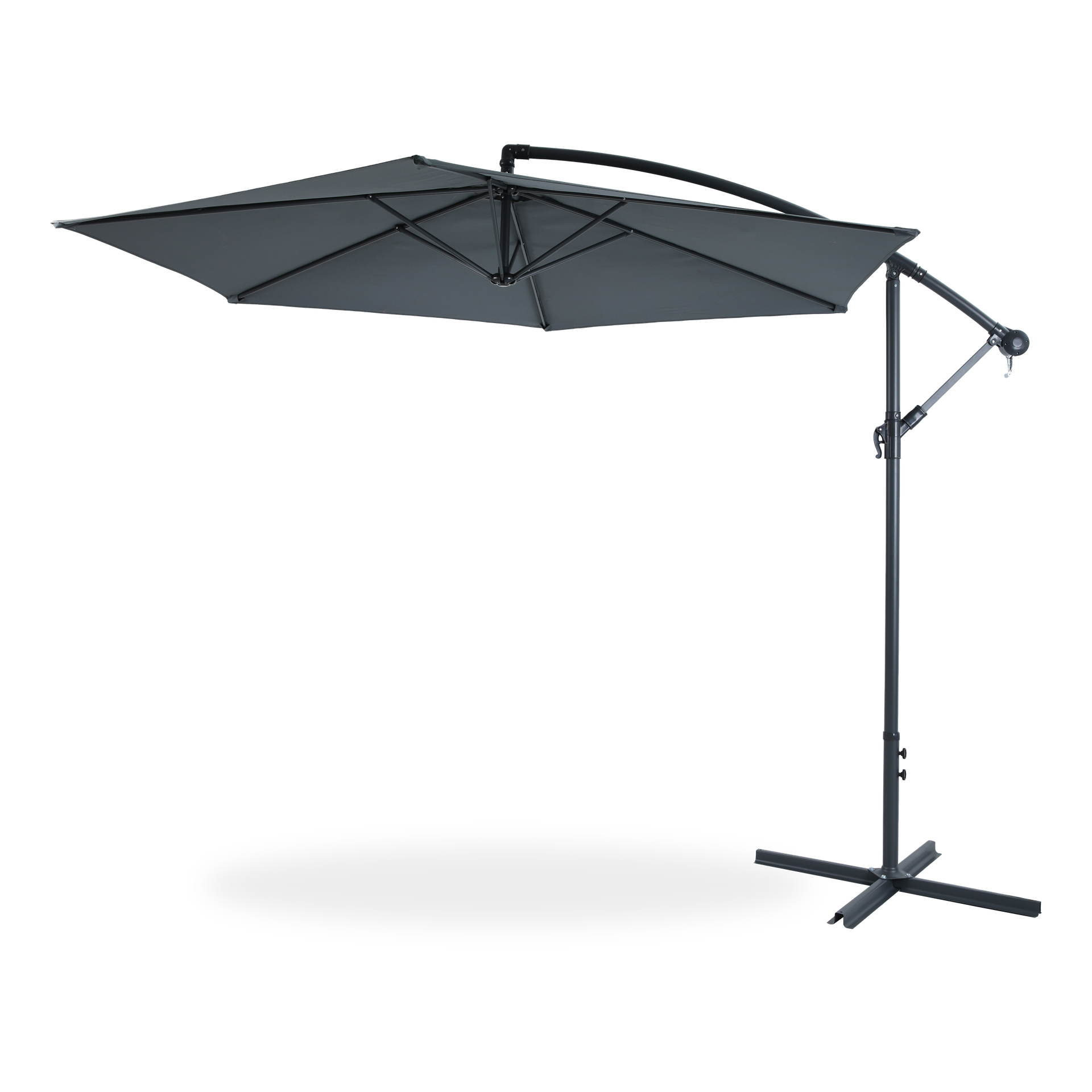 Bjørkka Parasol boczny do ogrodu SAMBA 3m Dark Grey