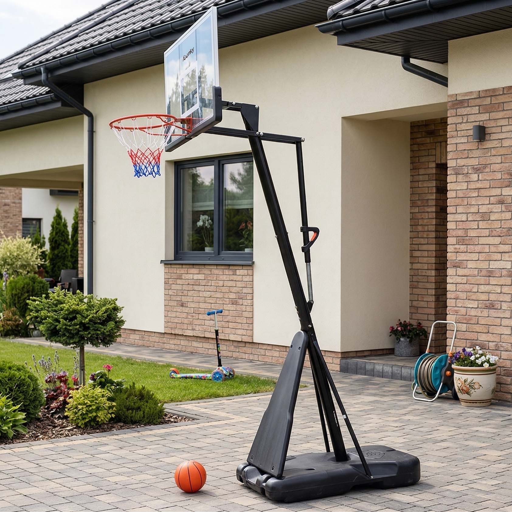 Fuunky Mobliny kosz do koszykówki na ogród 245-305 cm