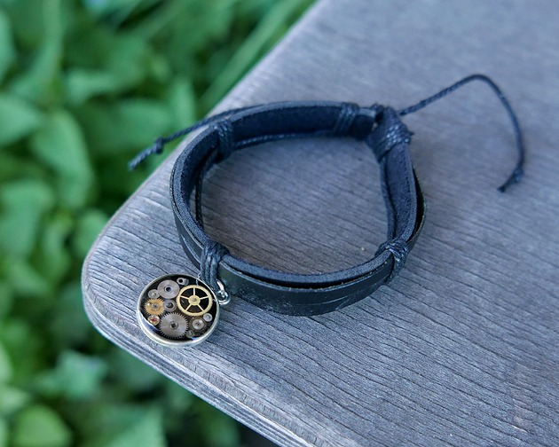 Mechaniczna bransoletka unisex 005