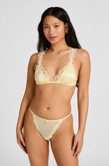 Hunkemöller Stringi Fruity Żółty