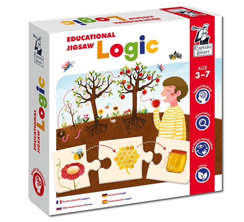 Captain Smart. Educational Jigsaw Logic Kapitan Nauka - gra