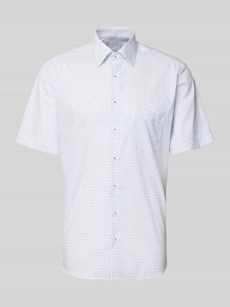 Koszula w kroju regular fit do biznesu z kołnierzykiem typu kent