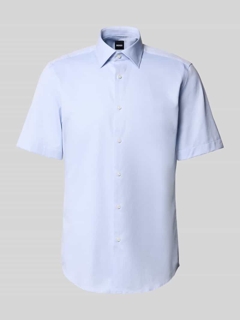 Koszula biznesowa o kroju regular fit z mieszanki bawełny model 'H-JOE-K-SH-C1-262'