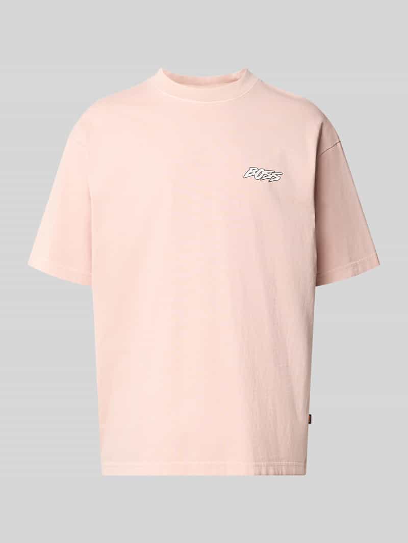 t-shirt o kroju regular fit z czystej bawełny model 'SURFWASH'