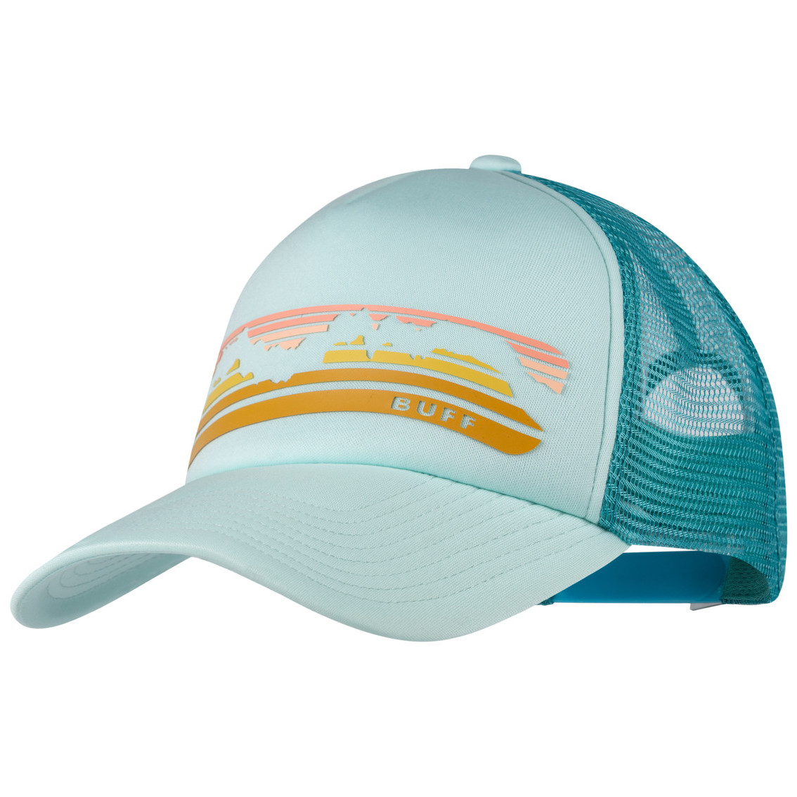 Bejsbolówka Buff Trucker Cap Kolor: jasnozielony