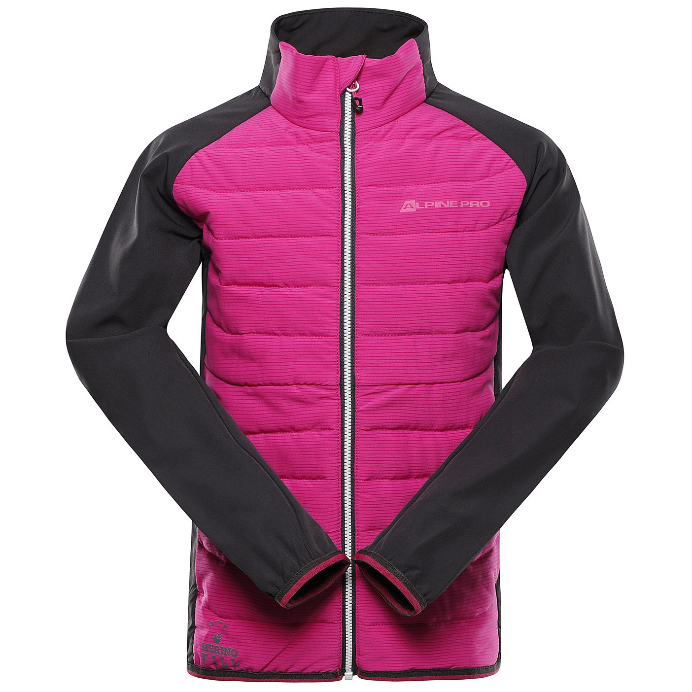 Kurtka dziecięca Alpine Pro Gerlo Fuchsia Rozmiar dziecięcy: 128-134 / Kolor: różowy
