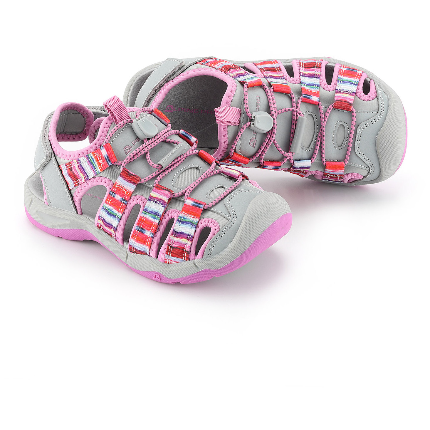 Sandały dziecięce Alpine Pro Koremo Rise Rozmiar butów (UE): 34 / Kolor: szary