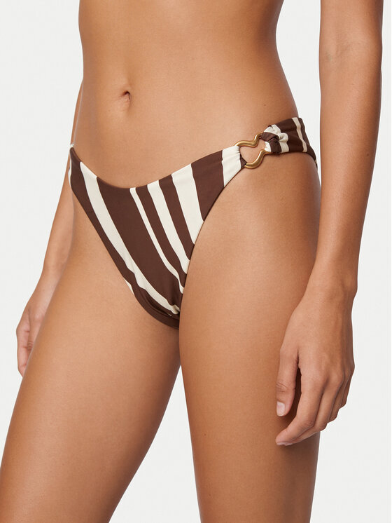 Seafolly Dół od bikini Coastline 40766-270 Brązowy
