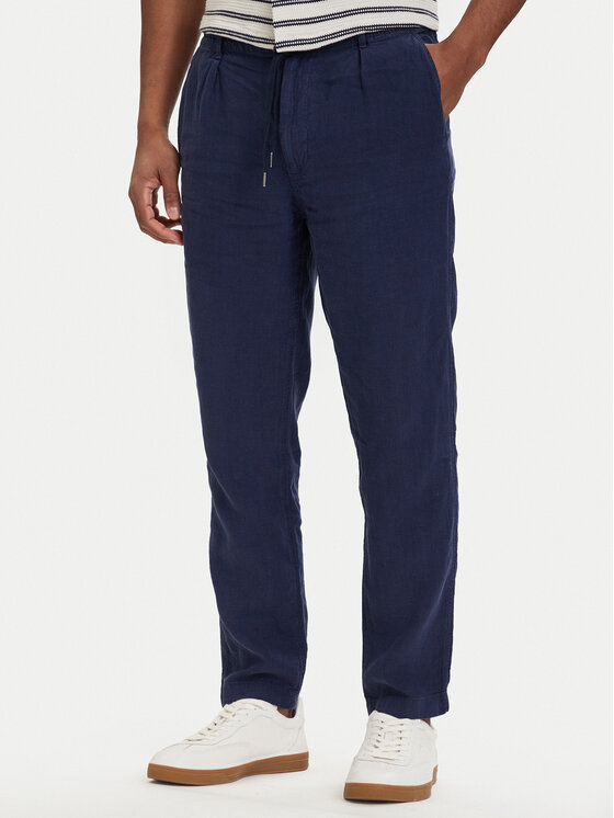 Polo Ralph Lauren Spodnie materiałowe 710940611001 Granatowy Tapered Fit