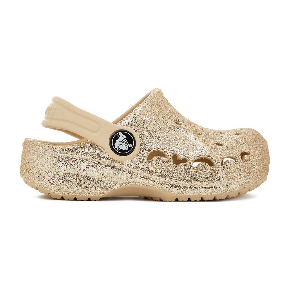 Klapki basenowe Crocs C-BAYA GLITTER CLOG T 207014-11S