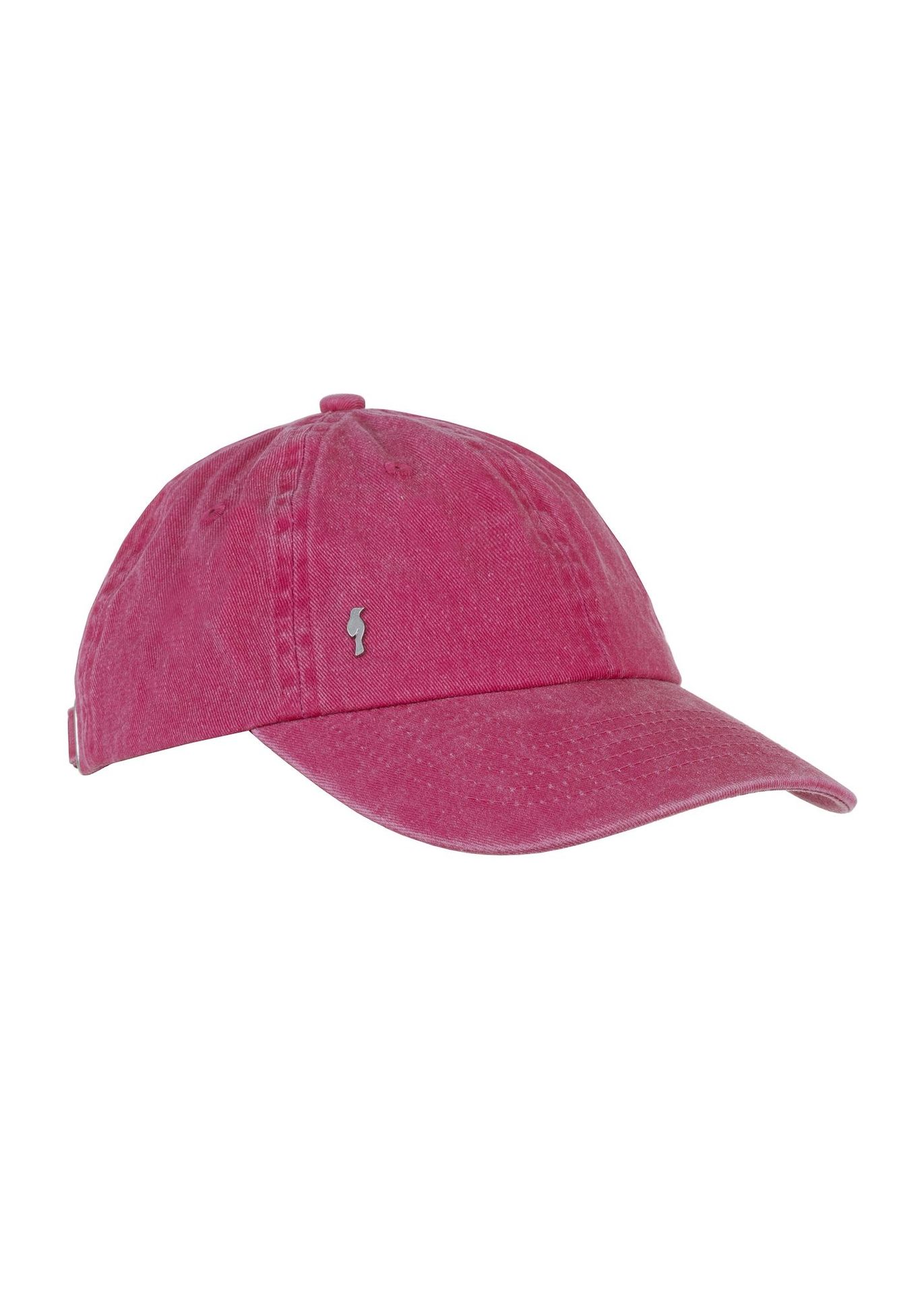 Różowa czapka jeansowa z daszkiem unisex