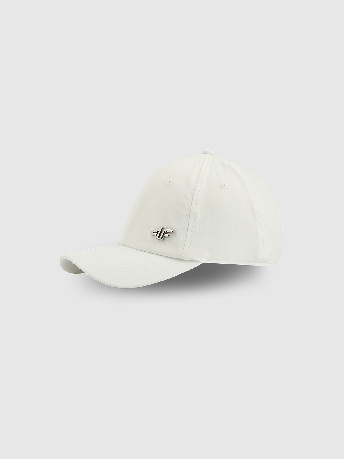4F Czapka z daszkiem strapback uniseks - biała XS/S (56cm)