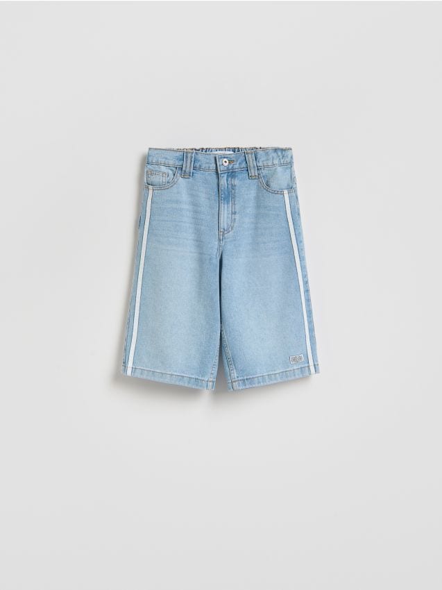 Reserved - Jeansowe szorty - niebieski