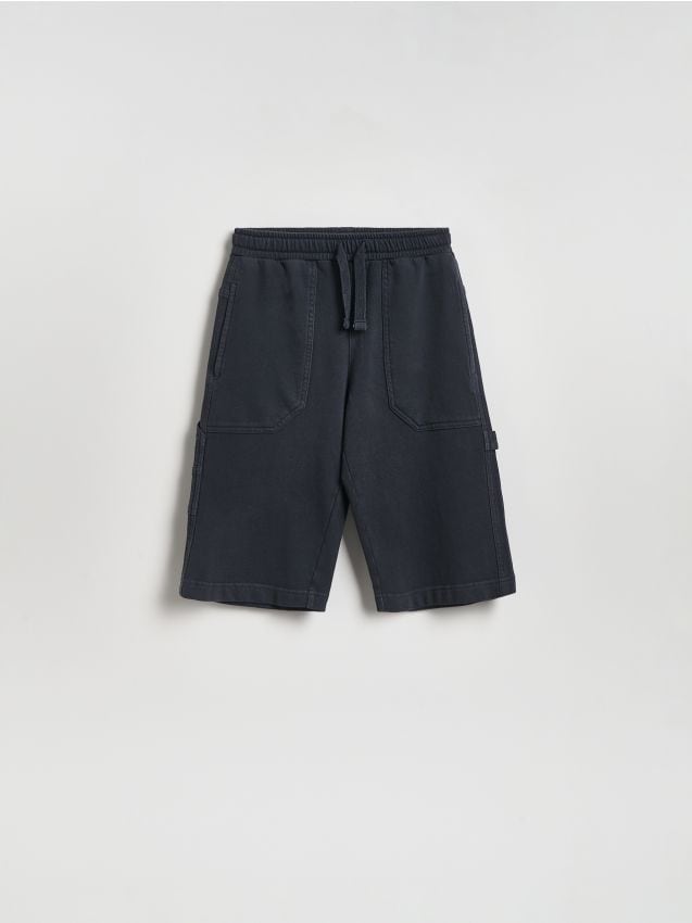 Reserved - Szorty typu bermudy - ciemnoszary